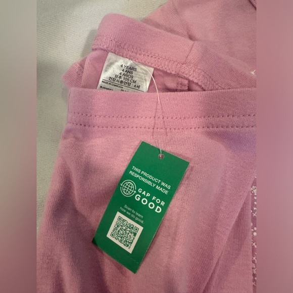 Toddler Girls Baby Gap Barbie Two Piece Sparkly Pajama Set Size 4T - Picture 3 of 4